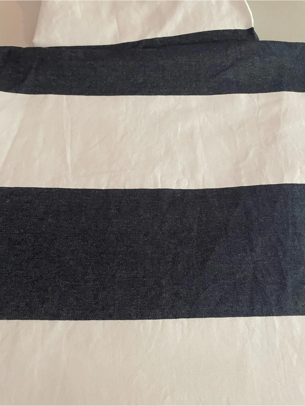 Pottery Barn Cabana/ Rugby Stripe Tab/ Rod Drapes 50x96 pair of 2